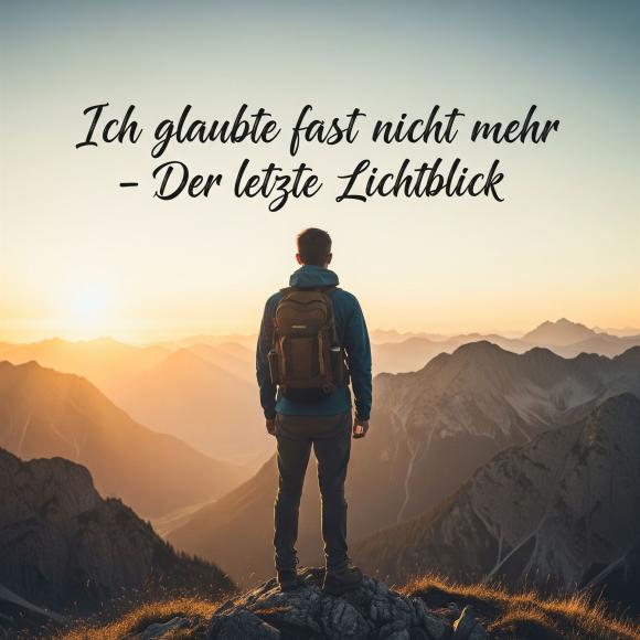 Ich glaubte fast nichts mehr